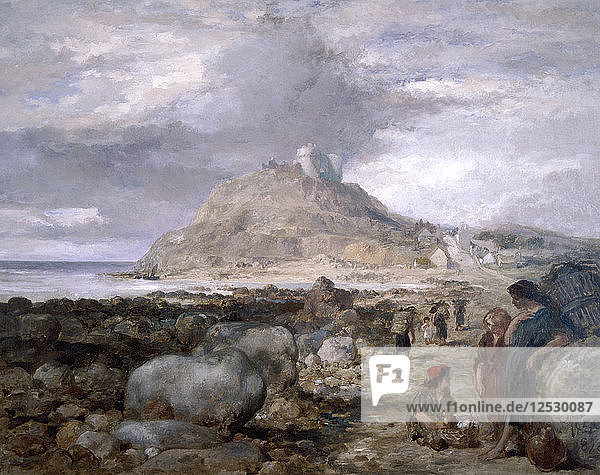 Criccieth Castle Wales 1878. Artist: Sir John Gilbert