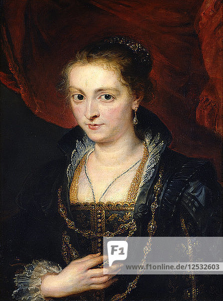 Porträt von Suzanne Fourment  17. Jahrhundert. Künstler: Peter Paul Rubens