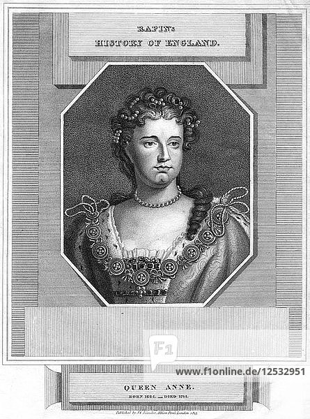 Anne  Königin von Großbritannien  (1815). Künstler: Unbekannt