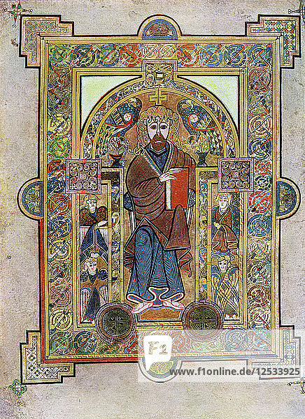 Portrait of St Mark or St Luke  800 AD  (20th century). Artist: Unknown