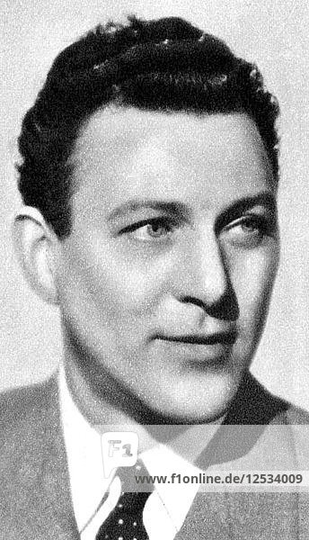 Carl Brisson  in Dänemark geborener Schauspieler  1934-1935. Künstler: Unbekannt