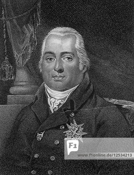 Ludwig XVIII.  König von Frankreich  19. Jahrhundert: G. Kellaway