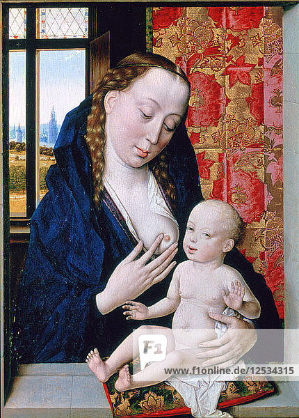 Maria mit Kind  um 1465. Künstler: Dieric Bouts