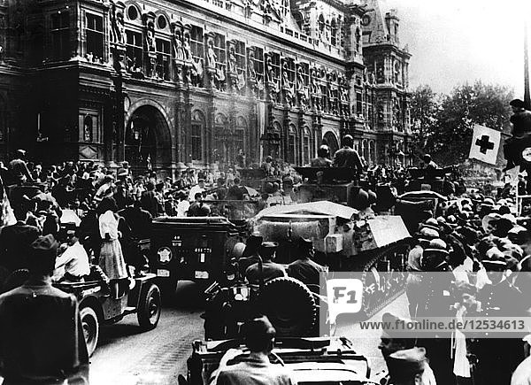 Befreiung von Paris  25. August 1944. Künstler: Unbekannt