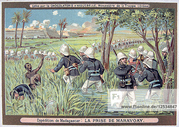 Die Eroberung von Marovoay  Madagaskar  1895. Künstler: Unbekannt
