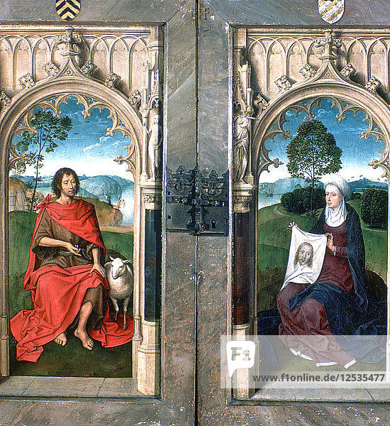 Triptychon von Jan Florain  1479. Künstler: Hans Memling
