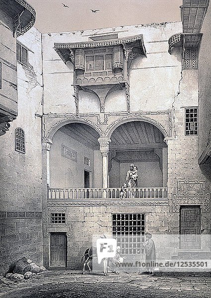 Haus von Beyt El-Tcheleby  19. Jahrhundert. Künstler: Emile Prisse DAvennes