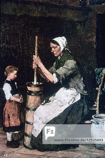 Frau an der Kanne  um 1864-1900. Künstler: Mihaly Munkacsy