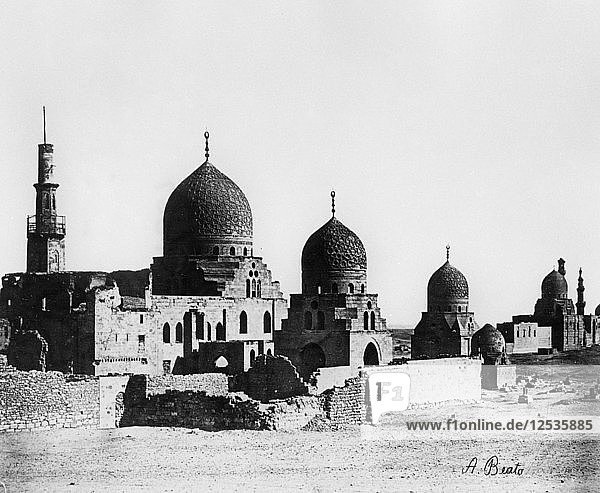 Moschee  Ägypten  1862. Künstler: Antonio Beato