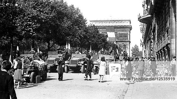 Die Befreiung von Paris  August 1944. Künstler: Unbekannt
