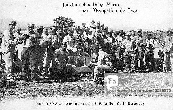 Medical staff of the 2nd battalion French Foreign Legion  Taza  Morocco  1904. Artist: Unknown