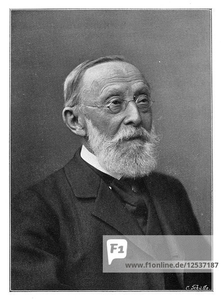 Rudolph Virchow  German pathologist  1902.Artist: C Schutte