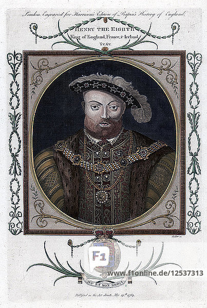 Heinrich VIII. von England  (1784)  Künstler: John Goldar