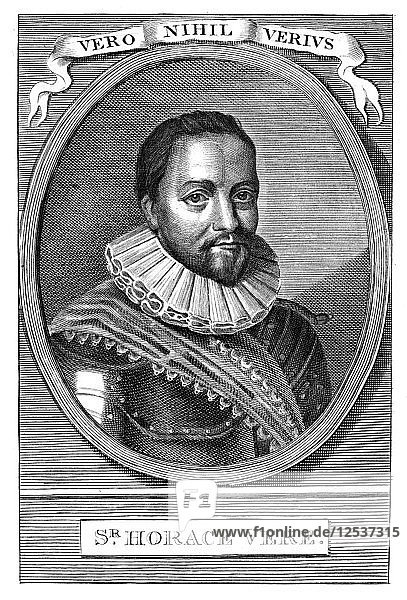Sir Horace Vere  englischer Soldat während des Dreißigjährigen Krieges. Künstler: Unbekannt