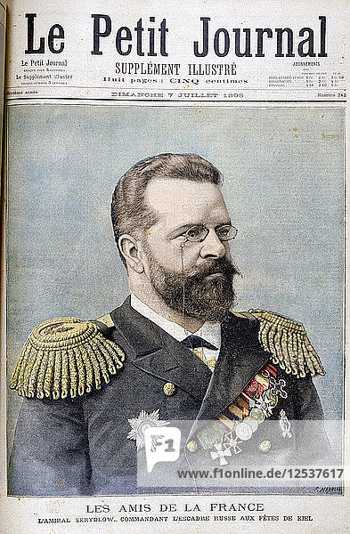 Admiral Nikolai Skrydlov  Russian naval officer  1895. Artist: F Meaulle