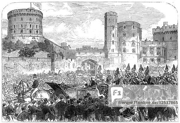 The marriage of Princess Helena Windsor Castle 1866. Artist: Unknown