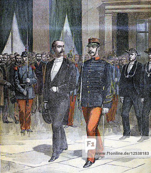 Jean Casimir-Perier  Präsident der Abgeordnetenkammer  1893. Künstler: Henri Meyer
