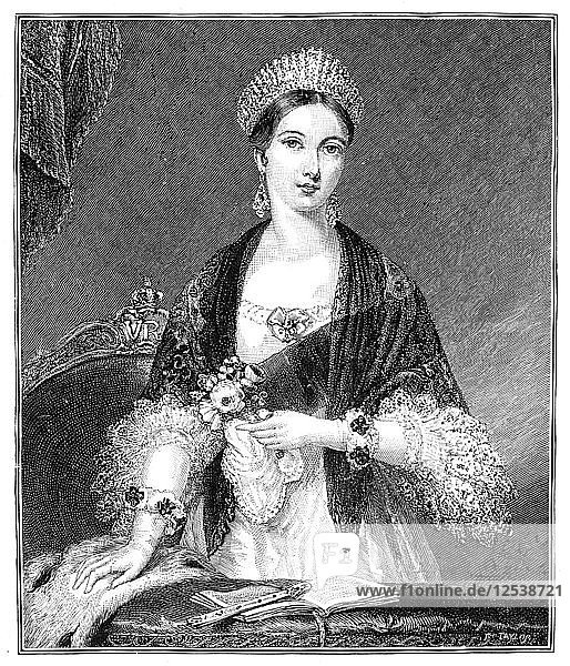Queen Victoria  (1819-1901)  19th century. Artist: Taylor