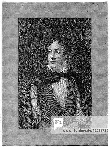 George Byron  6. Baron Byron  britischer Dichter  (1888). Künstler: Unbekannt