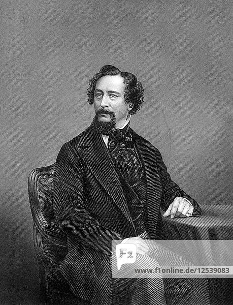 Charles Dickens  English novelist  19th century.Artist: DJ Pound