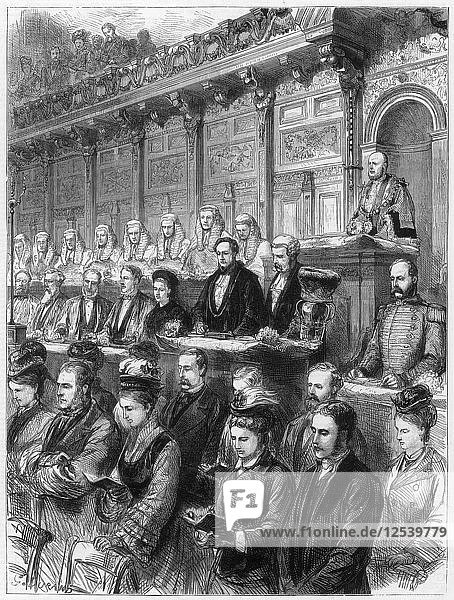 Staatsbesuch der Richter in der St. Pauls Cathedral  1875. Künstler: Unbekannt