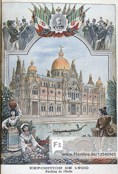 The Italian pavilion at the Universal Exhibition of 1900  Paris  1900. Artist: Unknown