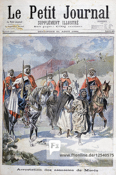 Verhaftung der Attentäter von Mores  Algerien  1898. Künstler: F. Meaulle