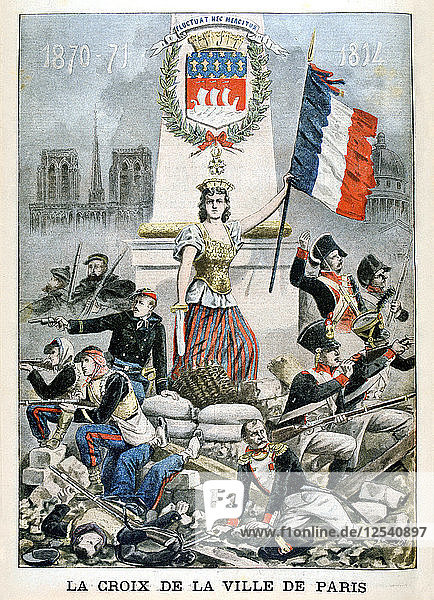 Das Kreuz der Stadt Paris  1901. Künstler: Unbekannt