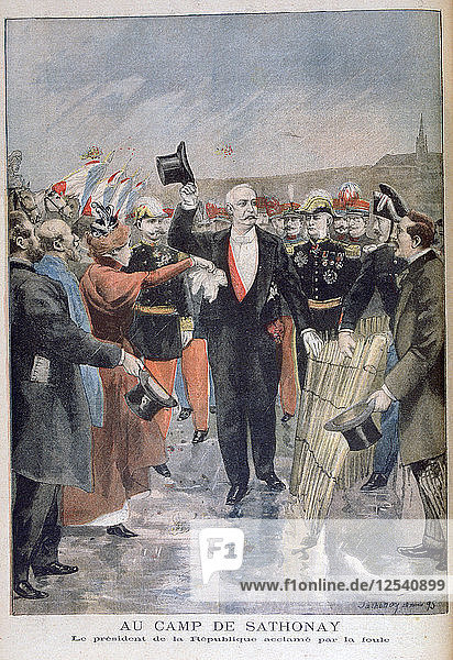 Präsident der Französischen Republik  Sathonay-Camp  1895. Künstler: Unbekannt