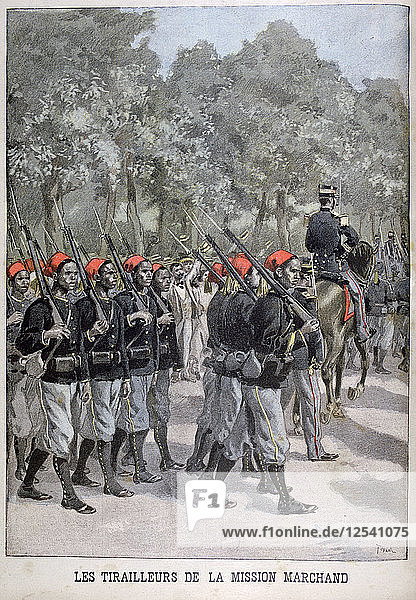 Scharfschützen  Frankreich  1899. Künstler: Oswaldo Tofani