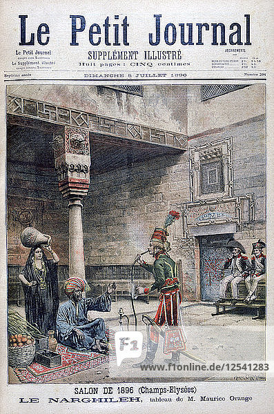 Die Narguileh  Ägypten  1896. Künstler: Maurice Orange