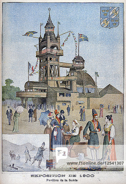 The Swedish pavilion at the Universal Exhibition of 1900  Paris  1900. Artist: Unknown