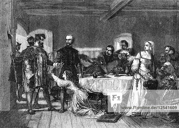 Die Verhaftung von John Brown von Ashford  einem Lollard  1517  (1856). Künstler: Alexander Johnston