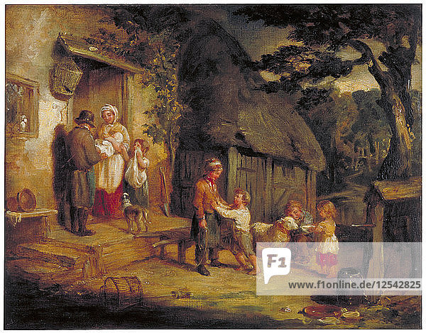 Das Hauslamm  um 1813. Künstler: William Collins