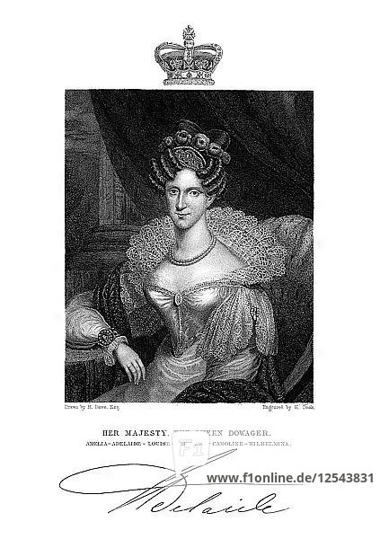 Adelaide von Sachsen-Meiningen  Königingemahlin von Wilhelm IV. des Vereinigten Königreichs  19: H. Hahn