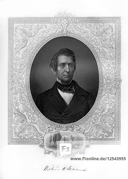 William Henry Seward  US Secretary of State under Lincoln and Johnson  1862-1867. Artist: Unknown