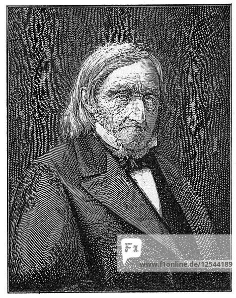 Karl Ernst von Baer  19th century German biologist  (1900). Artist: Unknown