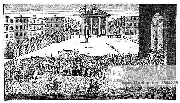 Richs Glory: oder sein triumphaler Einzug in Covent Garden  1732.Künstler: William Hogarth
