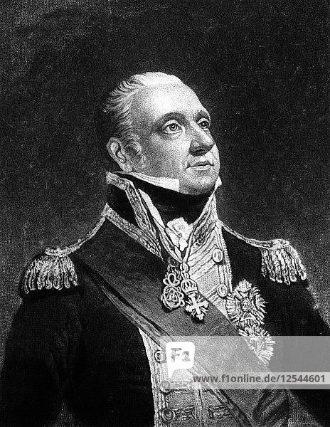 Admiral Edward Pellew (1757-1833)  1. Viscount Exmouth  1837.Künstler: C. Turner