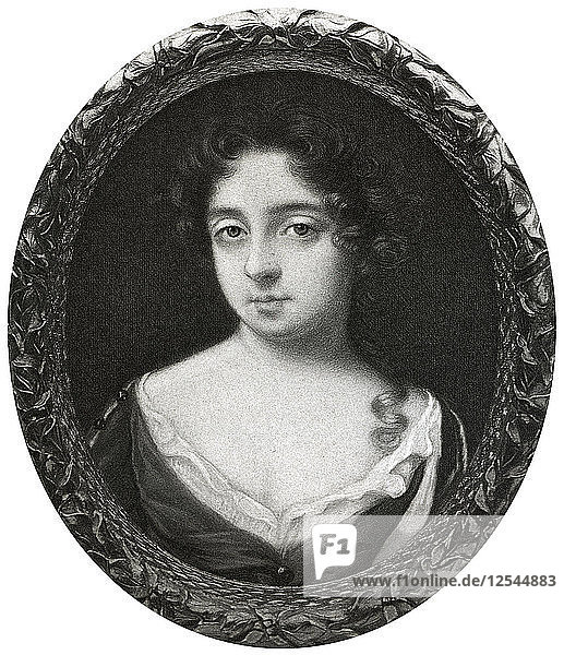 Mary Cromwell  Gräfin Fauconberg  dritte Tochter von Oliver Cromwell  17. Jahrhundert  (1899). Künstler: Unbekannt
