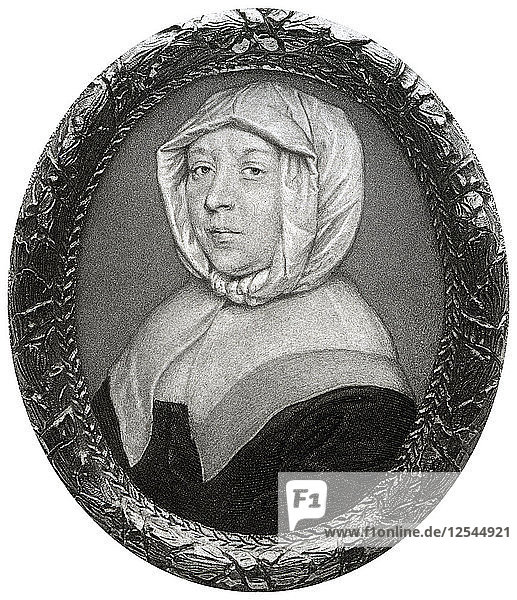 Elizabeth Steward  Mutter von Oliver Cromwell  17. Jahrhundert  (1899). Künstler: Unbekannt
