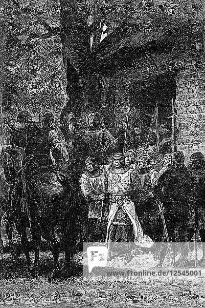 The Capture of Richard the Lion 1192 (1909). Artist: Unknown