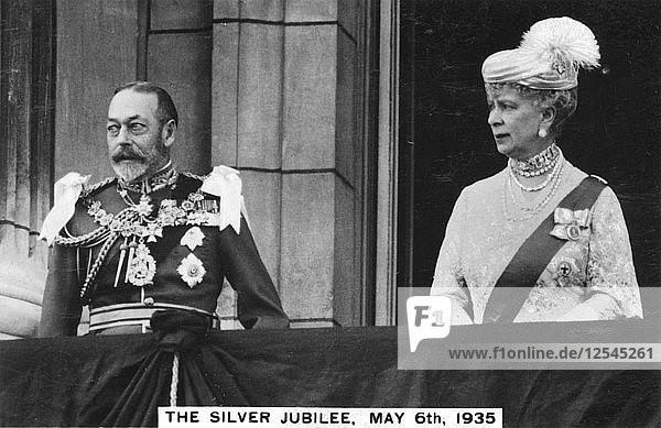 Silbernes Thronjubiläum von König Georg V.  London  6. Mai 1935. Künstler: Unbekannt