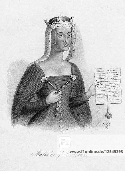Matilda of Scotland  Queen of Henry I  (19th century). Artist: Unknown