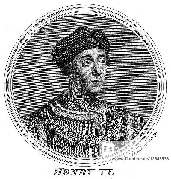 Heinrich VI. von England  (1421-1471)  Künstler: Chambers
