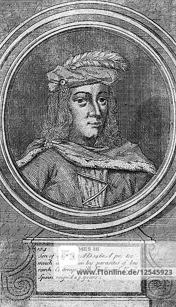 Jakob III. von Schottland. Künstler: Unbekannt