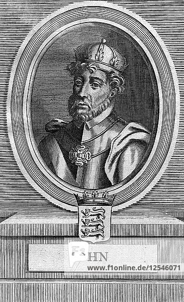 Johannes von England  (1167-1216). Künstler: Unbekannt