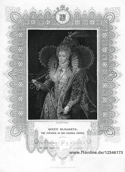 Elisabeth I. von England  (19. Jahrhundert)  Künstler: William Thomas Fry