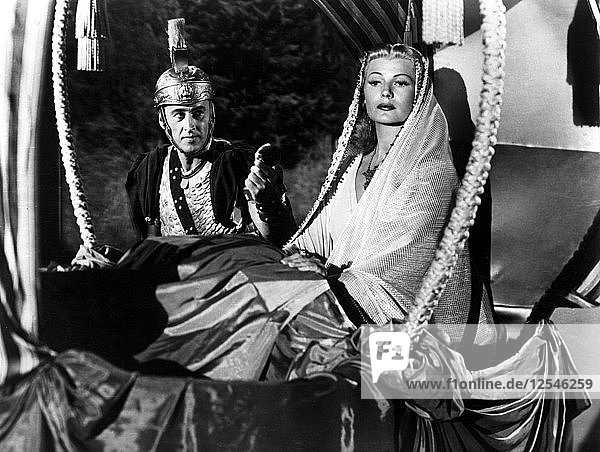 Stewart Granger und Rita Hayworth in Salome  1953. Künstler: Unbekannt