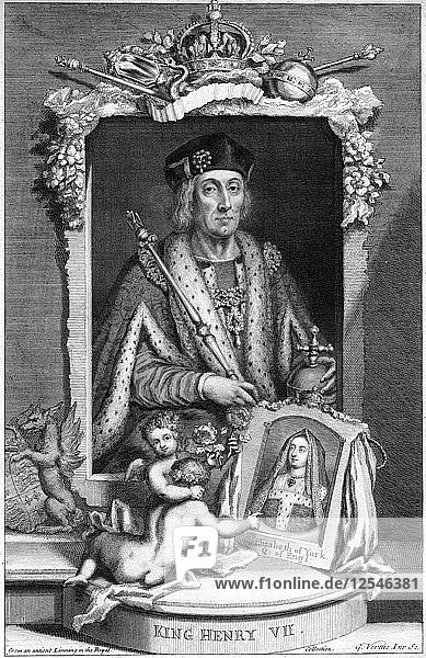Heinrich VII. von England  (18. Jahrhundert)  Künstler: George Vertue